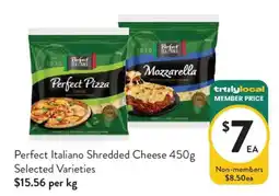 Foodworks Perfect Italiano Shredded Cheese offer