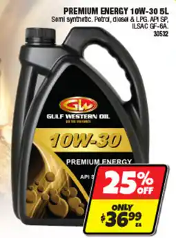 Autobarn Gulf Western Oil Premium Energy 10W-30 offer