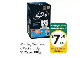 Foodworks My Dog Wet Food offer