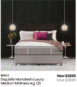 Myer Sealy Exquisite Marrakesh Luxury Medium Mattress e.g. QS offer