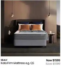Myer Sealy Kota Firm Mattress e.g. QS offer