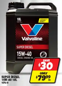 Autobarn Valvoline Super Diesel 15W-40 offer