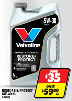 Autobarn Valvoline Restore & Protect 5W-30 offer
