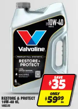 Autobarn Valvoline Restore & Protect 10W-40 offer