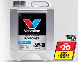 Autobarn Valvoline Synpower 5W-30 offer