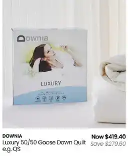 Myer Downia Luxury 50/50 Goose Down Quilt offer