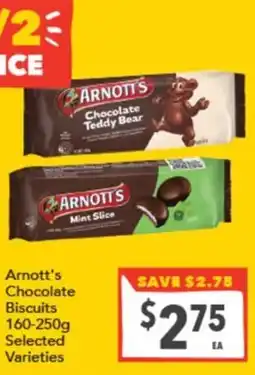Supa Valu Arnott's Chocolate Biscuits offer