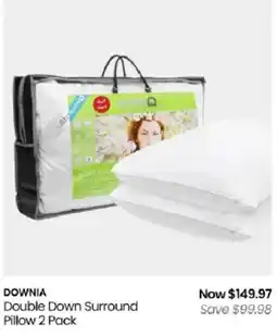 Myer Downia Double Down Surround Pillow 2 Pack offer
