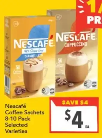 Supa Valu Nescafe Coffee Sachets offer