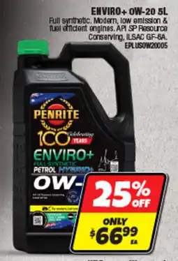 Autobarn Penrite Enviro+ Full Synthetic Petrol Hybrid offer
