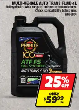 Autobarn Penrite ATF FS Full Synthetic Auto Trans Fluid offer