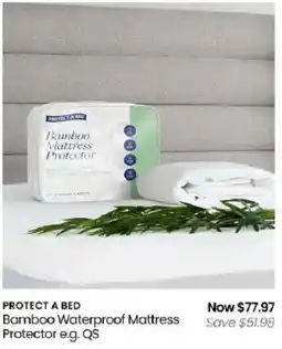 Myer Protect A Bed Bamboo Waterproof Mattress Protector offer