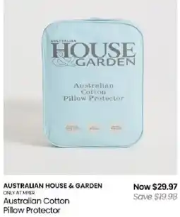 Myer Australian House & Garden Australian Cotton Pillow Protector offer