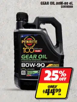 Autobarn Penrite Gear Oil offer