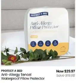 Myer Protect A Bed Anti-Allergy Tencel Waterproof Pillow Protector offer
