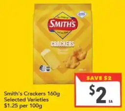 Supa Valu Smith's Crackers offer