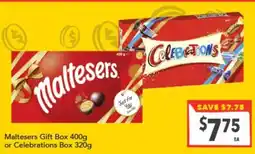Supa Valu Maltesers Gift Box or Celebrations Box offer