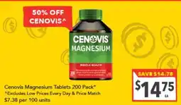 Supa Valu Cenovis Magnesium Tablets offer