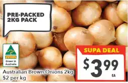 Supa Valu Australian Brown Onions offer