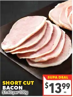 Supa Valu Short Cut Bacon offer