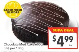 Supa Valu Chocolate Mud Cake offer