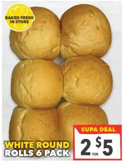 Supa Valu White Round Rolls offer
