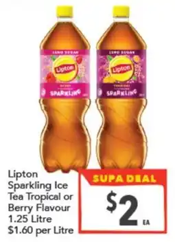 Supa Valu Lipton Sparkling Ice Tea offer