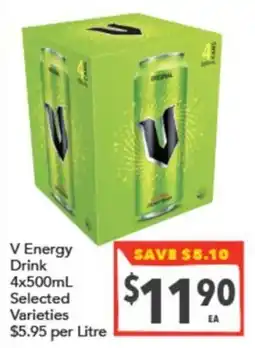 Supa Valu V Energy Drink offer