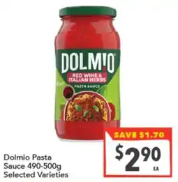 Supa Valu Dolmio Pasta Sauce offer