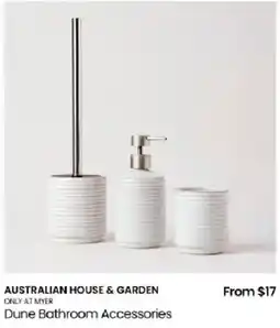 Myer Dune Bathroom Accessories offer