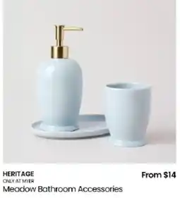 Myer Heritage Meadow Bathroom Accessories offer