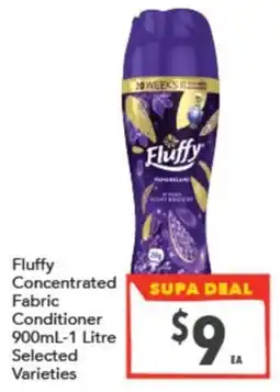 Supa Valu Fluffy Concentrated Fabric Conditioner offer