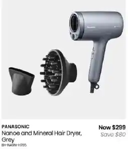 Myer Panasonic Nanoe and Mineral Hair Dryer, Grey offer