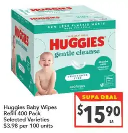 Supa Valu Huggies Baby Wipes Refill offer