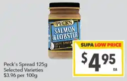Supa Valu Peck's Spread offer