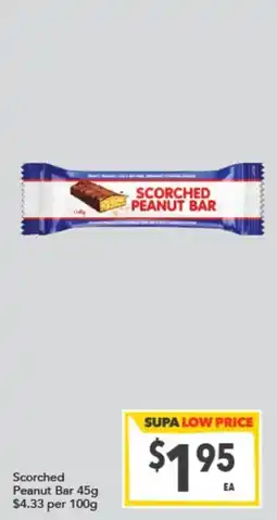 Supa Valu Scorched Peanut Bar offer