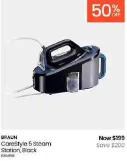Myer Braun CareStyle 5 Steam Station, Black offer