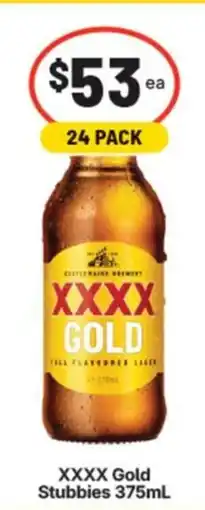 Supa Valu XXXX Gold Stubbies offer