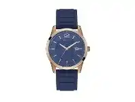 Bevilles Jewellery Guess Perry Blue Silicone Strap Men&#039;s Watch W0991G4 offer