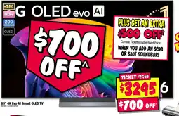 JB Hi-Fi 65" 4K Evo AI Smart OLED TV offer