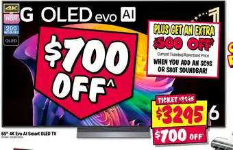 65" 4K Evo AI Smart OLED TV