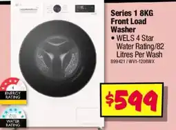 JB Hi-Fi LG Series 1 8KG Front Load Washer offer