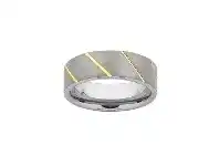 Bevilles Jewellery Stanton Tungsten Mens Ring with Diagonal Stripes offer