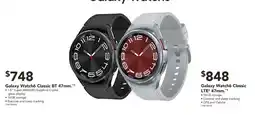 Harvey Norman Galaxy Watch6 Classic BT 47mm offer