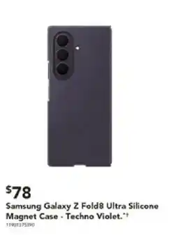 Harvey Norman Samsung Galaxy Z Fold8 Ultra Silicone Magnet Case - Techno Violet offer