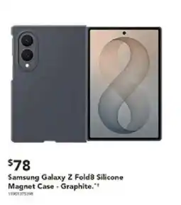 Harvey Norman Samsung Galaxy Z Fold8 Silicone Magnet Case - Graphite offer