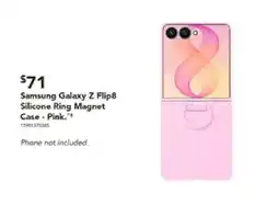 Harvey Norman Samsung Galaxy Z Flip8 Silicone Ring Magnet Case - Pink offer