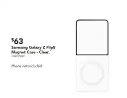 Harvey Norman Samsung Galaxy Z Flip8 Magnet Case - Clear. offer