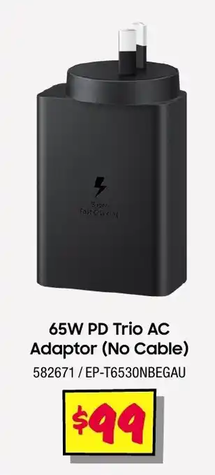 65W PD Trio AC Adaptor