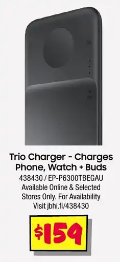 JB Hi-Fi Trio Charger - Charges Phone, Watch + Buds offer